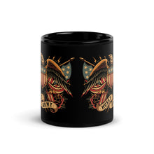 Load image into Gallery viewer, Hussy Army Black Glossy Mug