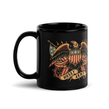 Load image into Gallery viewer, Hussy Army Black Glossy Mug