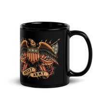 Load image into Gallery viewer, Hussy Army Black Glossy Mug