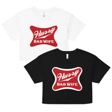 Load image into Gallery viewer, Hussy Bad Wife Crop Top Tee