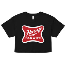Load image into Gallery viewer, Hussy Bad Wife Crop Top Tee