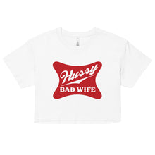 Load image into Gallery viewer, Hussy Bad Wife Crop Top Tee
