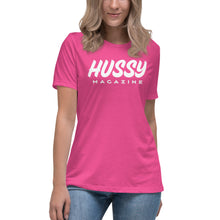 Load image into Gallery viewer, Hussy Logo Women's Relaxed Tee