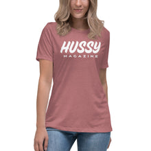 Load image into Gallery viewer, Hussy Logo Women's Relaxed Tee
