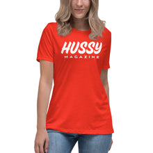 Load image into Gallery viewer, Hussy Logo Women's Relaxed Tee