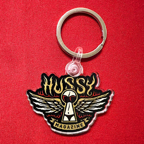 Hussy Keyhole Keychain