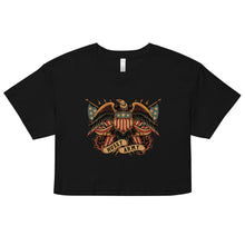 Load image into Gallery viewer, Hussy Army Women’s crop top tee
