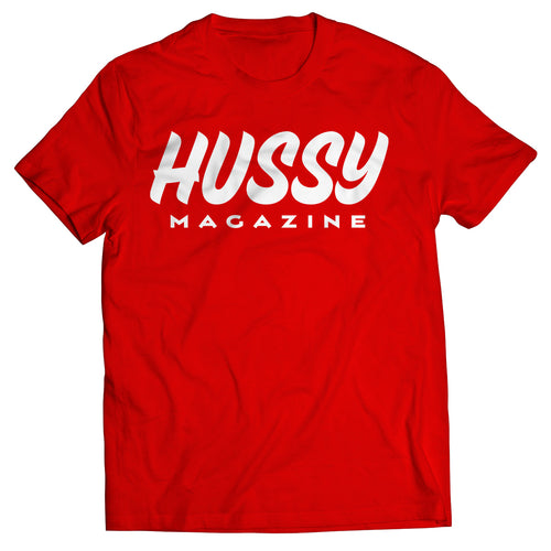 Red Hussy Magazine logo t-shirt