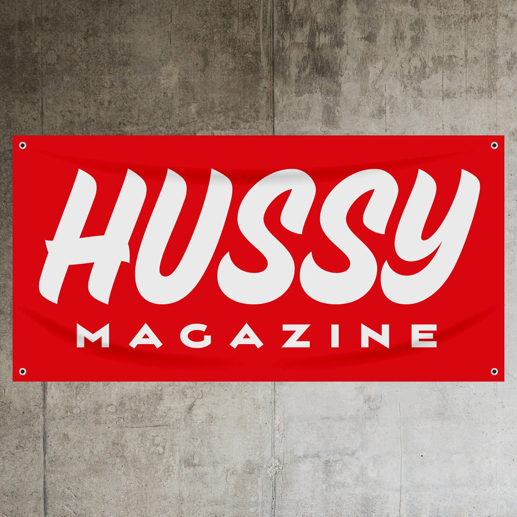 Hussy Magazine Logo Banner